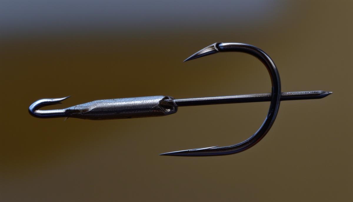 The Eagle Claw Lazer Sharp L141 Kahle hook, featuring a straight shank and deep gap design for solid hooksets.